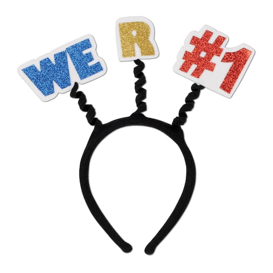 Beistle 60573 Glittered We R Number 1 Boppers - Pack of 12